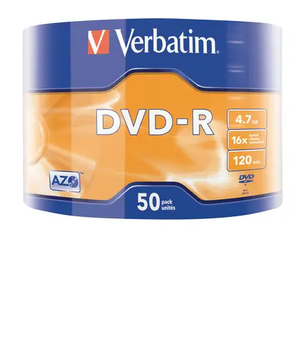 DVD-R Matt Silver en Wrap Spindle (bobina envuelta) de 50 unidades - Imagen 2