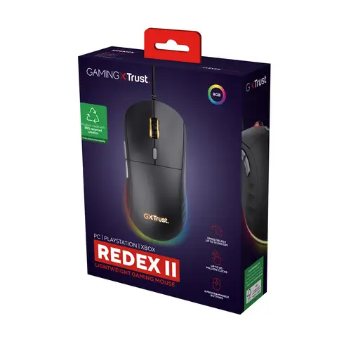 GXT 925 REDEX II ratón Juego mano derecha USB tipo A Laser 10000 DPI - Imagen 7
