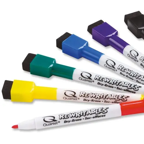 Mini rotulador borrado en seco colores (pack 6) - Imagen 3