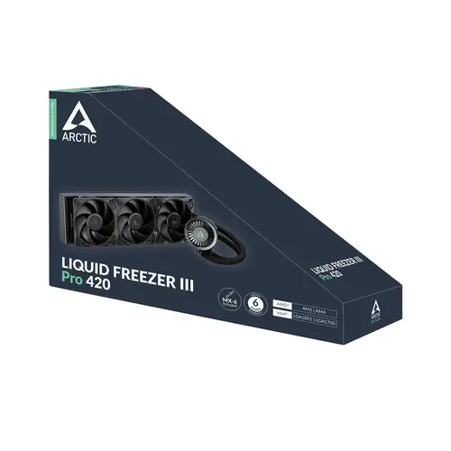 Liquid Freezer III Pro 420 Procesador Kit de refrigeración líquida 12 cm Negro 1 pieza(s) - Imagen 6