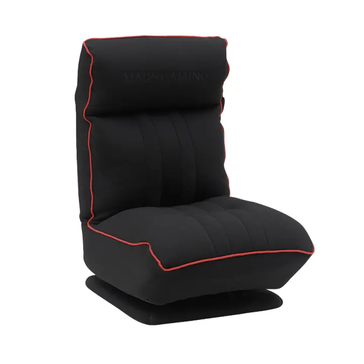 MGC-THRONE, Sofá Gaming Ergonómico, Base con Rotación 360°, Respaldo y Reposacabezas Ajustables, Espuma de Alta Densidad, Diseño Versátil Plegable, Sofá PC con Estructura Robusta, Rojo