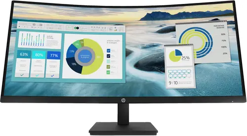 Monitor curvo P34hc G4 WQHD USB-C - Imagen 1