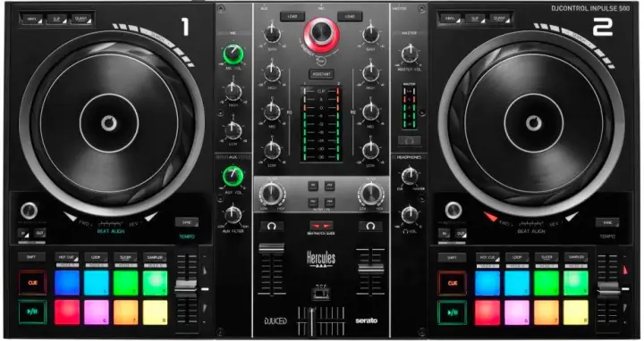 Inpulse 500 DVS (Sistema de vinilo digital) para scratch digital ..