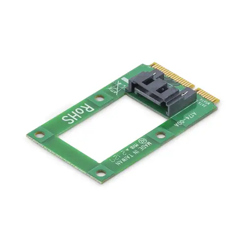 Adaptador mSATA a SATA para Disco Duro o SSD - Tarjeta Conversora Mini SATA a SATA - Imagen 2