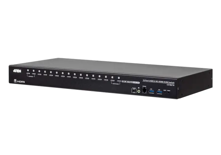 Switch KVM HDMI 4K USB 3.0 de 16 puertos