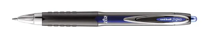 Signo UMN-207 Bolígrafo retráctil con clip Azul 12 pieza(s)
