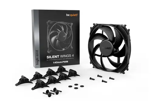 SILENT WINGS 4 | 140mm PWM Carcasa del ordenador Ventilador 14 cm Negro 1 pieza(s) - Imagen 4