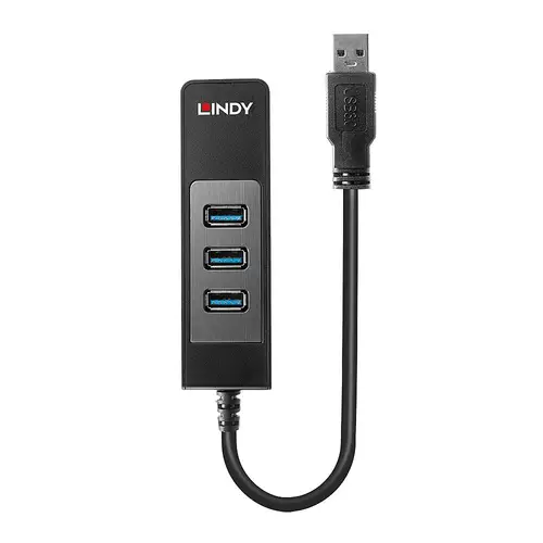 43176 hub de interfaz USB 3.2 Gen 1 (3.1 Gen 1) Type-A 5000 Mbit/s Negro - Imagen 2