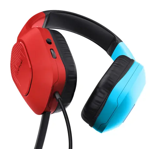 GXT 416S Zirox Auriculares Alámbrico Diadema Juego Negro, Cian, Rojo - Imagen 3