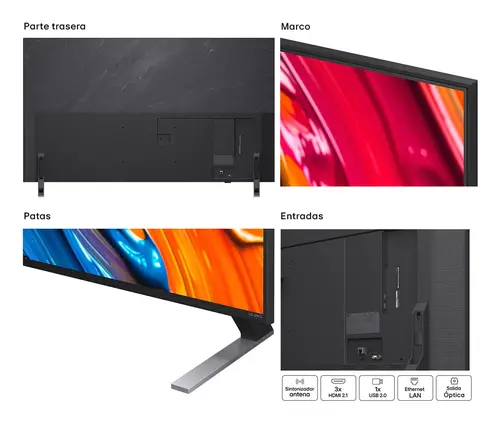 QNED AI 65QNED84A6C 165,1 cm (65") 4K Ultra HD Smart TV Wifi Negro - Imagen 10