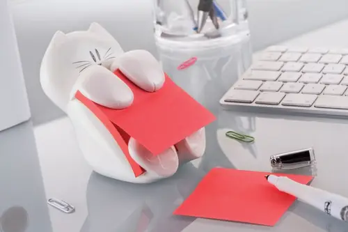 CAT-330 dispensador de papel para notas Especial Blanco - Imagen 4
