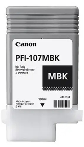 PFI-107MBK cartucho de tinta 1 pieza(s) Original Negro mate - Imagen 1