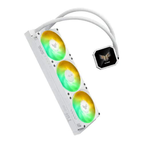 TUF Gaming LC III 360 ARGB LCD White Edition Procesador Sistema de refrigeración líquida todo en uno 12 cm Blanco 1 pieza(s) - Imagen 5