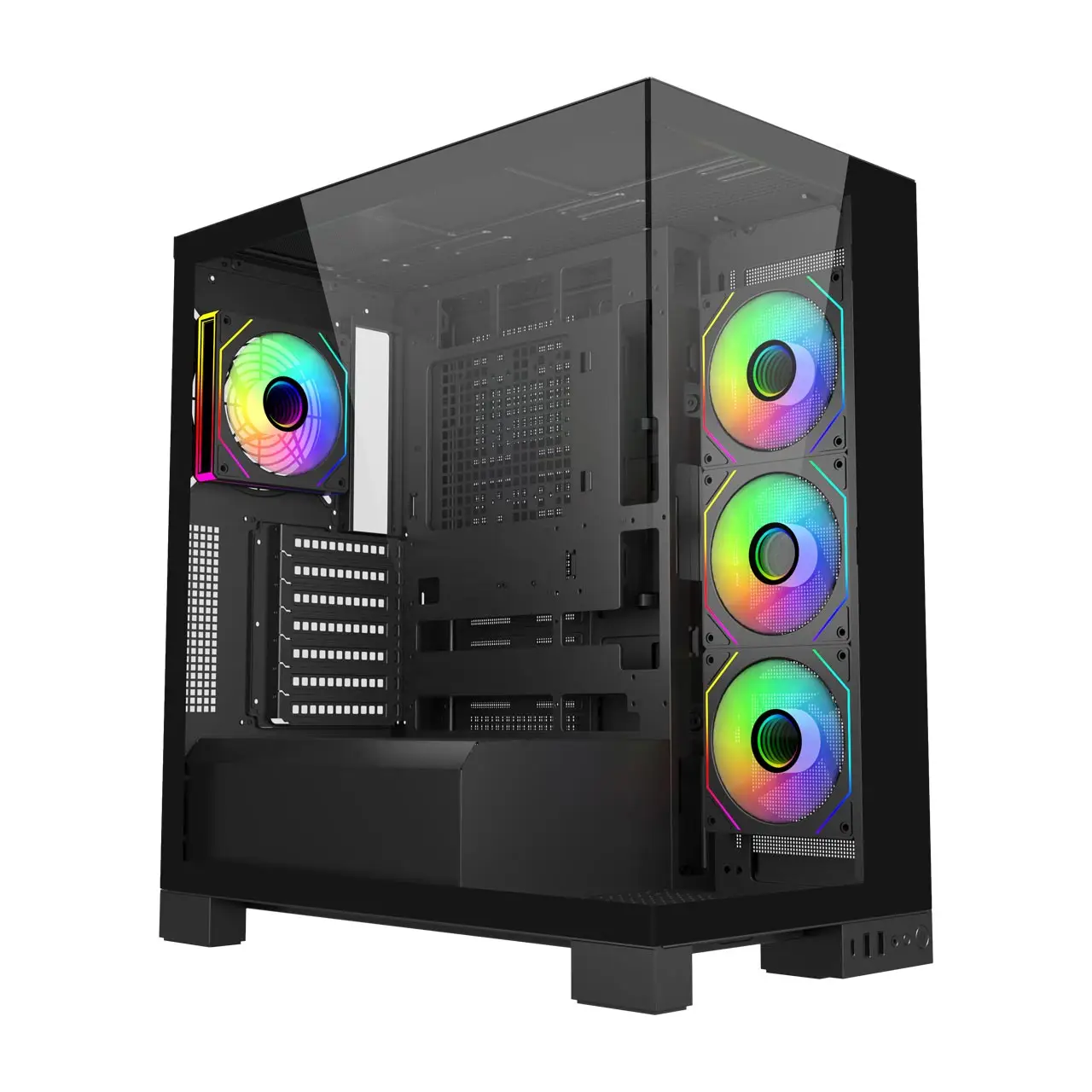M540-BA Carcasa Midi Tower mITX, mATX, ATX (BTF) Negro
