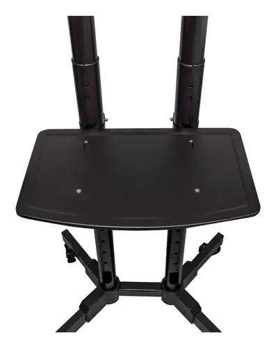 Soporte De Suelo Universal Móvil, Con 2 Bandejas Y Altura Regulable UK501 32?-75? TV / Monitores - Imagen 5