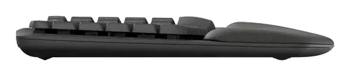 Wave Keys, teclado ergonómico inalámbrico con reposamanos acolchado, escritura cómoda y natural, Easy-Switch, Bluetooth, Logi Bolt, multisistema operativo, Windows/Mac,QWERTY Español, Grafito - Imagen 5