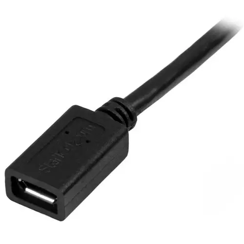 Cable de 50cm Micro USB de Extensión - Macho a Hembra - Imagen 2
