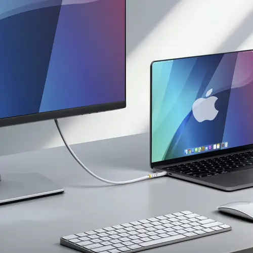 Cable USB4 2m - Cable USB-C Certificado USB-IF - 20Gbps - PD 240W EPR - 4K120 - DP 1.4 - Cable USB Tipo C - Recubrimiento de TPE - Blanco - Imagen 5