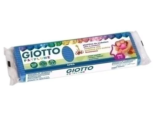 PLASTILINA PATPLUME 350GR AZUL CL. C/12