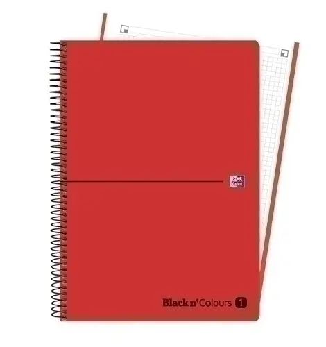 BLOCK OXF. EU.BOOK 1 PP A4 80h CD.5 ROJO - Imagen 1