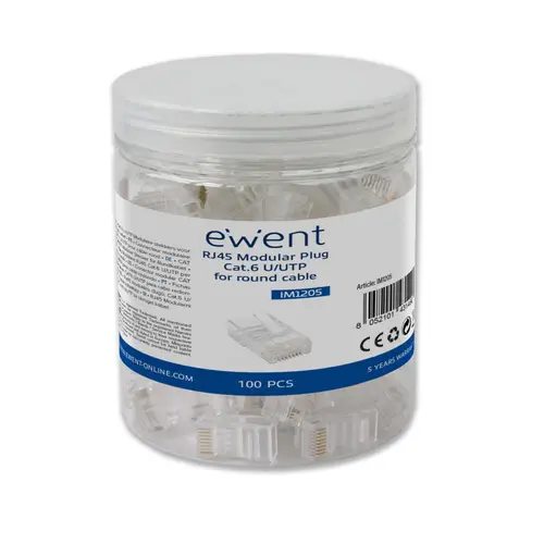 IM1205 conector RJ-45 Transparente - Imagen 1
