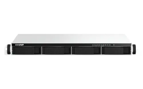 TS-464eU NAS Bastidor (1U) Intel® Celeron® N5095 8 GB DDR4 0 TB QNAP Turbo System Aluminio, Negro - Imagen 1
