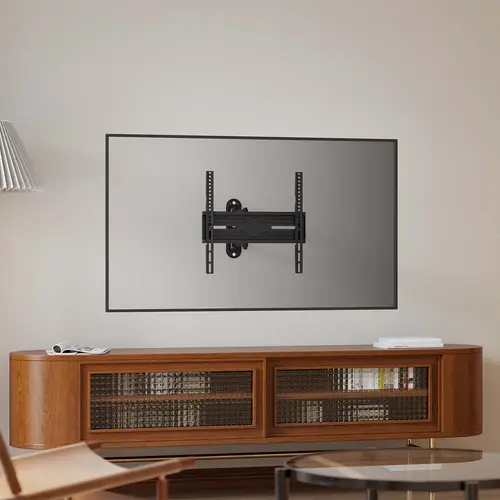 Soporte eco giratorio, inclinable y nivelable para monitor/TV 35kg de 32-65, Negro - Imagen 5