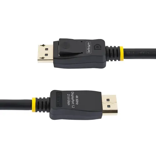 Cable DisplayPort 1.2 4K 60Hz de 2m - Cable DP UHD con Pestillos - con Certificación VESA - Cable para Monitor DisplayPort - Paquete de 10 - Imagen 4