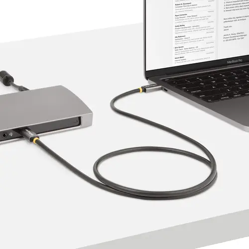 Cable USB4 de 1m - Cable USB-C Certificado USB-IF 40Gbps - Cable USB Tipo C - Power Delivery PD de 100W 5A - Modo Alt DP 8K 120Hz/4K 240Hz - Compatible con Thunderbolt - Imagen 10