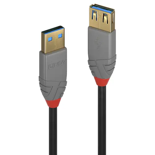 36763 cable USB USB 3.2 Gen 1 (3.1 Gen 1) 3 m USB A Negro - Imagen 1