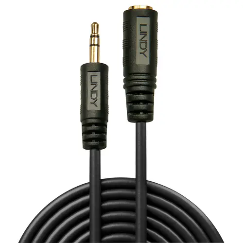 35656 cable de audio 10 m 3,5mm Negro - Imagen 2