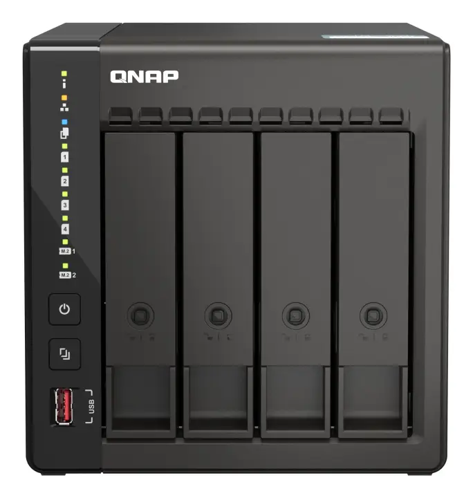 TS-453E NAS Torre Intel® Celeron® J6412 8 GB 0 TB QNAP QTS Negro