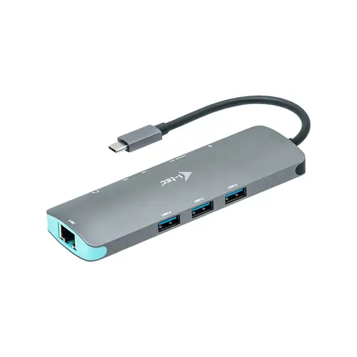 Metal USB-C Nano Docking Station 4K HDMI LAN + Power Delivery 100 W - Imagen 2