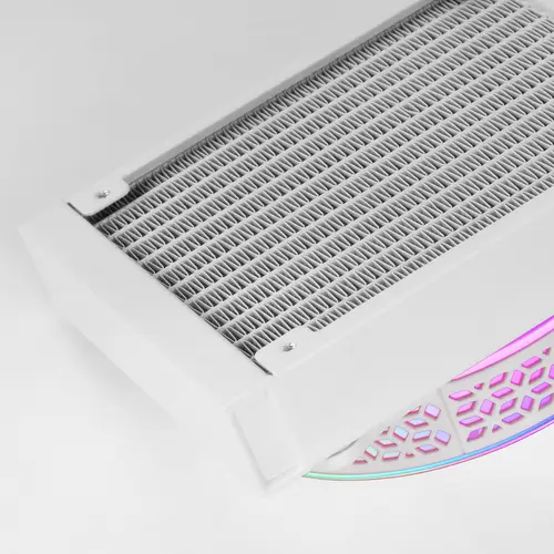 ML-ONE120, Refrigeración Líquida CPU, TDP 200 W, Espejo Infinito, Ventilador FRGB Silencioso, Multisocket Universal, Blanco - Imagen 6