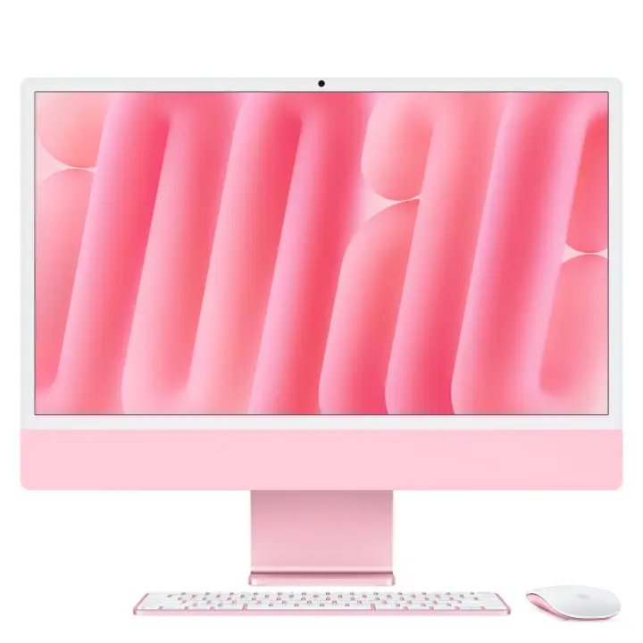 iMac Apple M M4 59,7 cm (23.5") 4480 x 2520 Pixeles PC todo en uno 16 GB 256 GB SSD macOS Sequoia Wi-Fi 6E (802.11ax) Rosa