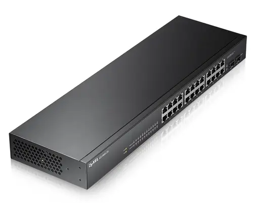 GS1900-24 Gestionado L2 Gigabit Ethernet (10/100/1000) Negro - Imagen 2