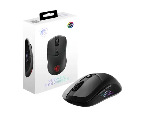 VERSA 300 ELITE WIRELESS ratón Juego mano derecha RF Wireless + Bluetooth + USB Type-C Óptico 26000 DPI - Imagen 5