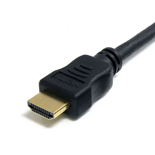 Cable de 1m HDMI - Cable HDMI de Alta Velocidad con Ethernet 4K - HDMI UHD 4K 30Hz - Ancho de Banda de 10,2Gbps - Cable de Vídeo HDMI 1.4 Macho a Macho 28AWG - HDCP 1.4 - Negro - Imagen 2
