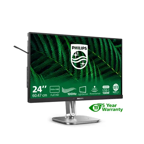 5000 series 24B2G5301/00 pantalla para PC 60,5 cm (23.8") 1920 x 1080 Pixeles Full HD LCD Negro - Imagen 4