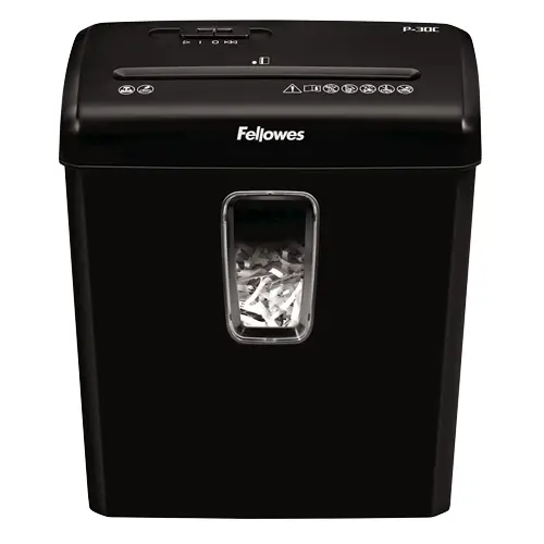 Powershred P-30C triturador de papel Corte cruzado 22 cm Negro - Imagen 1