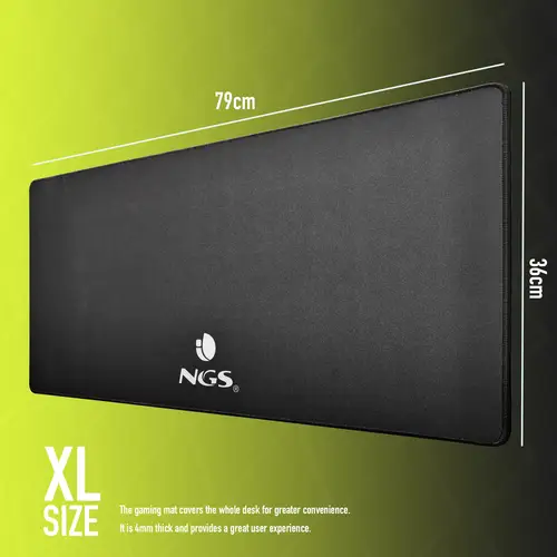 GPX-605 Alfombrilla de ratón para juegos Negro - Imagen 7