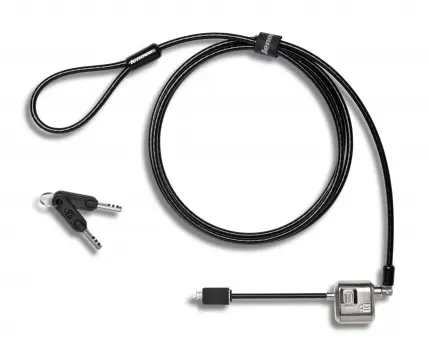 4X90H35558 cable antirrobo Negro, Acero inoxidable 1,83 m