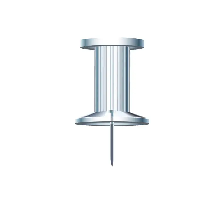C.25AGUJAS PUSH PINS EXACOMPTA 10MM CRISTAL 14712E
