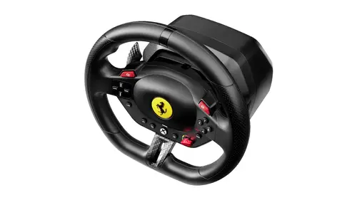 T98 Ferrari 296 GTS Negro USB Volante + Pedales Analógico/Digital PC, Xbox One, Xbox Series S, Xbox Series X - Imagen 3
