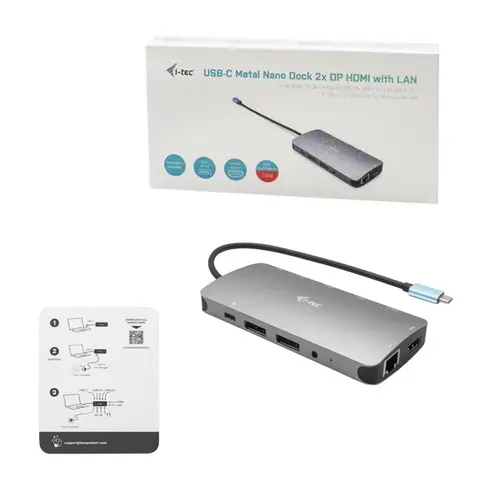 Metal USB-C Nano 3x Display Docking Station + Power Delivery 100 W - Imagen 4