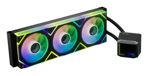 LEVANTE II 360 Procesador Sistema de refrigeración líquida todo en uno 12 cm Negro - Imagen 2