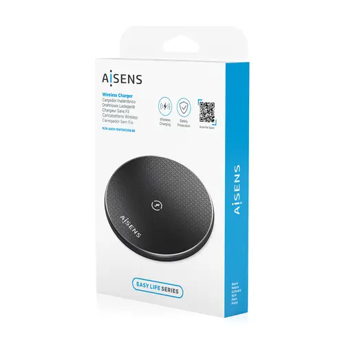 Cargador Inalambrico USB-C 15W Para Movil, Negro - Imagen 7