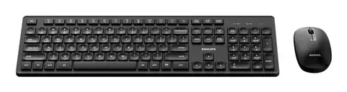 3000 series SPT6318B/85 teclado Ratón incluido Hogar / Oficina RF inalámbrico Negro - Imagen 4
