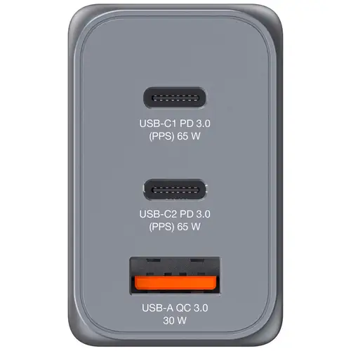 GNC-65 Universal Negro, Gris Corriente alterna Carga rápida Interior - Imagen 2