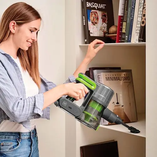 Forzaspira D-Power SR500 2-in-1 stick vacuum Batería Secar EPA Sin bolsa Verde - Imagen 6
